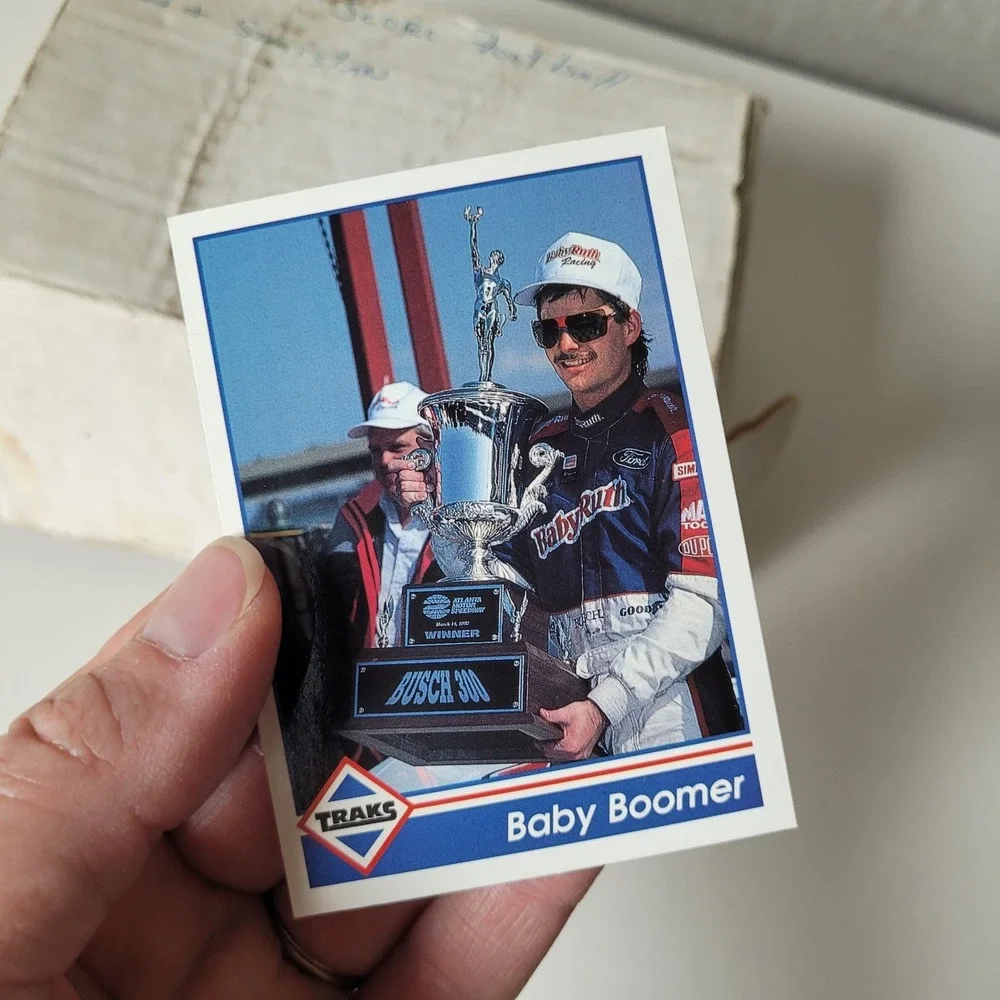Vintage 90s Sports Card Bulk Box 450+ Lot – 1995 Score Football, Dale Earnhardt